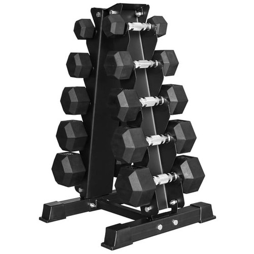 150lb coated hex dumbbell - 150lb,