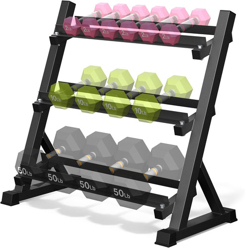 Tier dumbbell rack for - dumbbell,