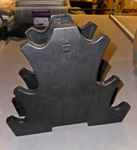 Black plastic freestanding - black,