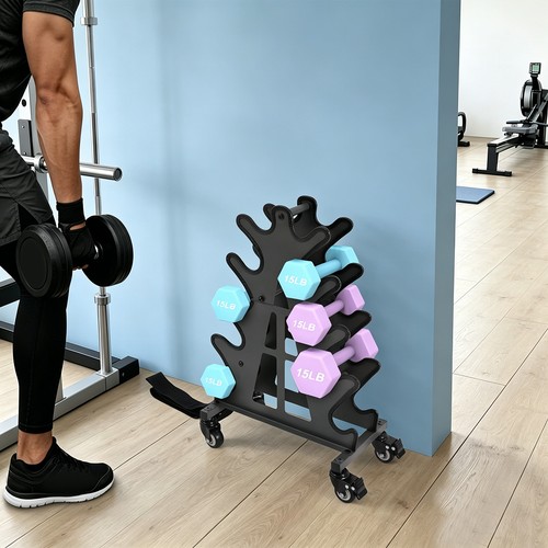 Dumbbell rack wheels - rack,