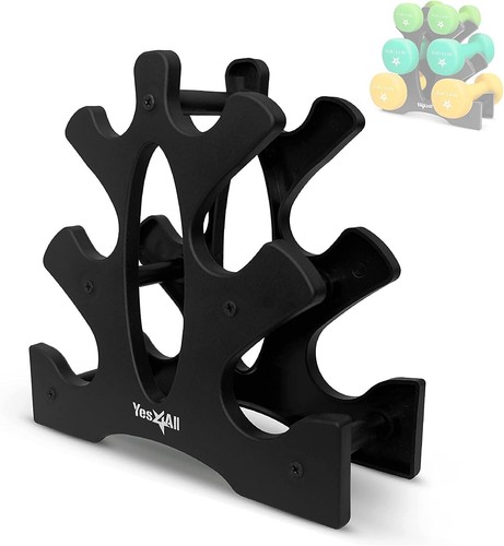 Yes4all tier dumbbell rack - 3-tier,