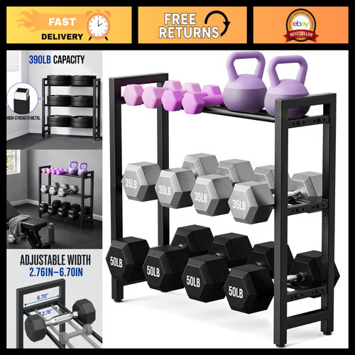 Tier dumbbell rack for home - rack,
