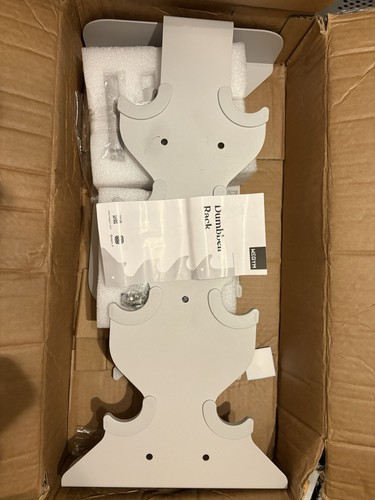 Wegym white dumbbell - dumbbell, storage