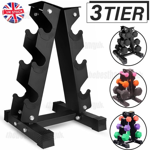 3tier dumbbell rack - rack, hex