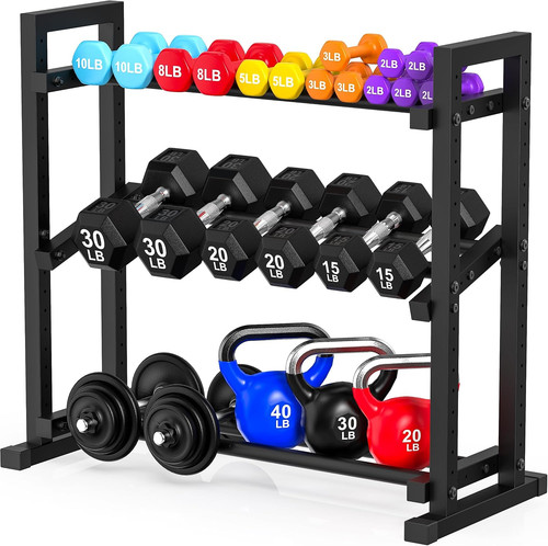 Tier adjustable dumbbell - 3-tier,