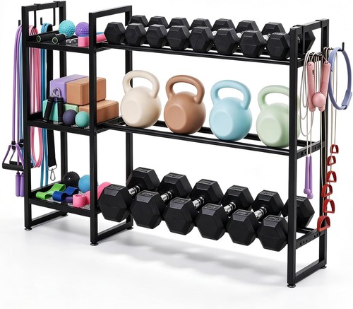 Tier dumbbell rack 990lb - dumbbell,