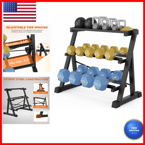 Tier adjustable dumbbell - 3-tier,
