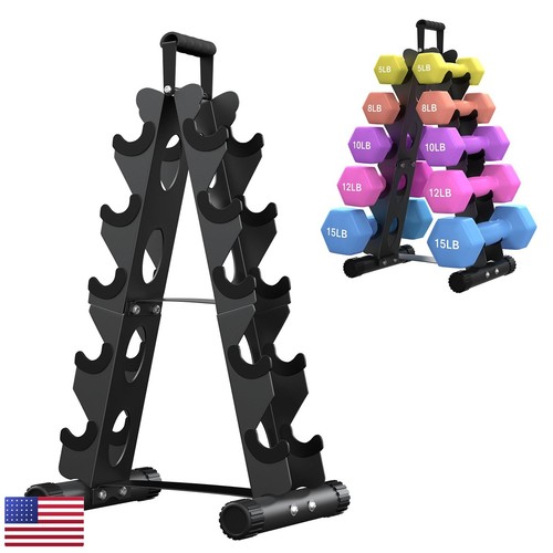 Amazefan tier dumbbell - 5, rack