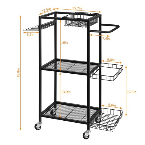 Black weight rack home - black,